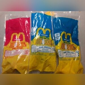 1992 Dinosaurs McDonalds Toys in bag